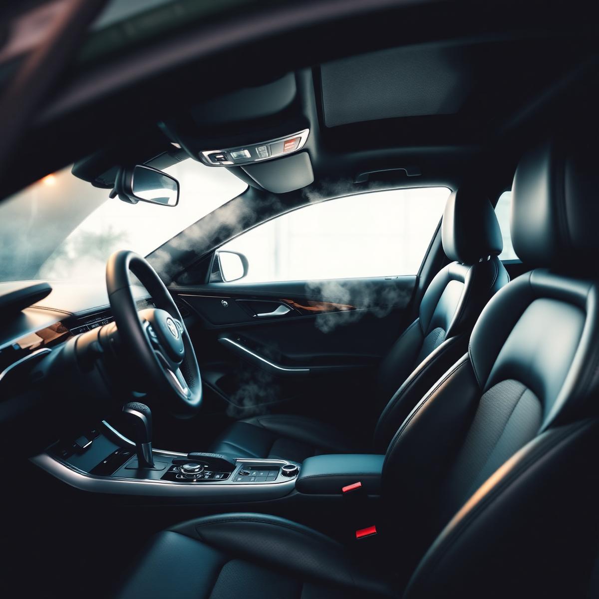 Freshly detailed luxury interior